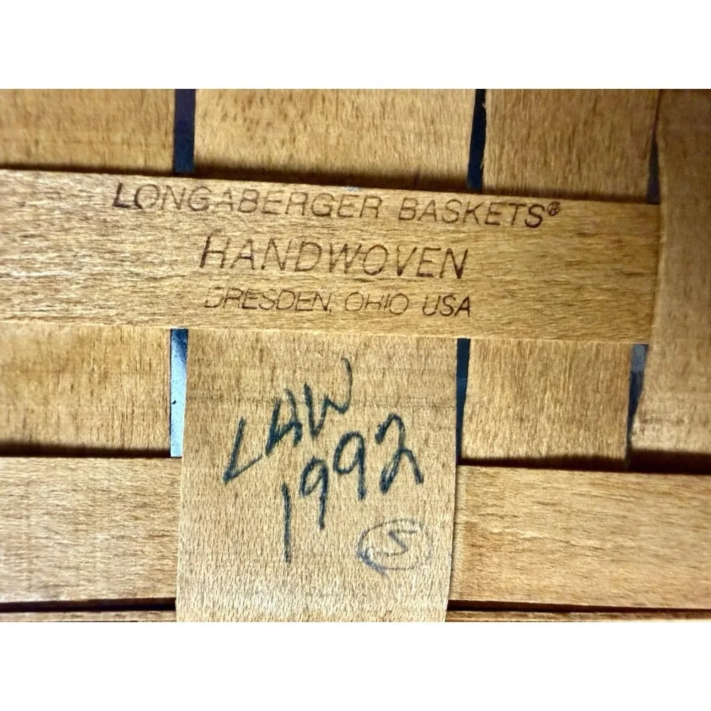 Longaberger handwoven cracker